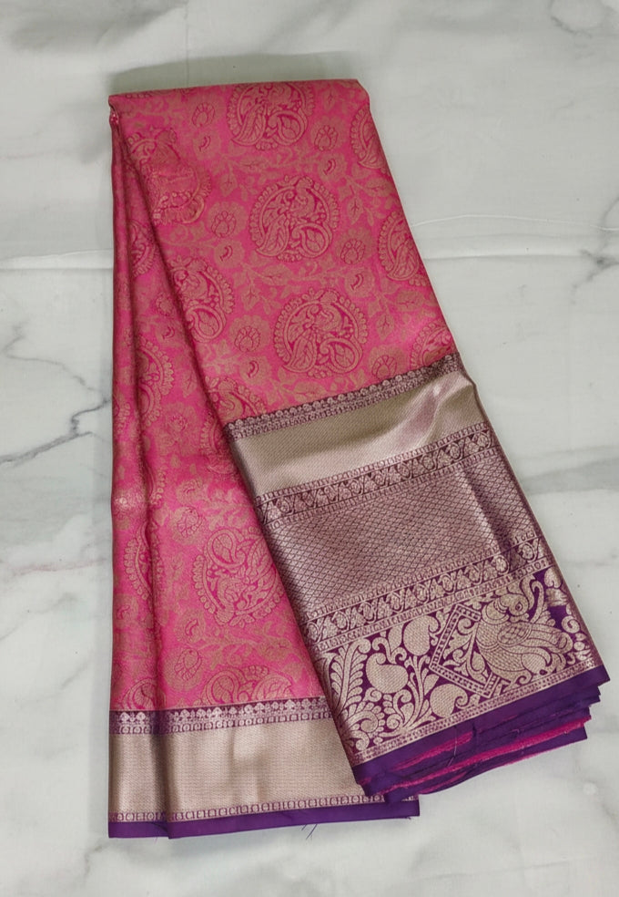 Kanchipuram Semi pattu saree